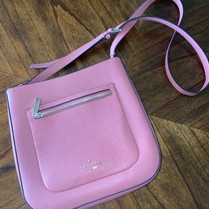 Kate Spade cross body purse pink pomegranate